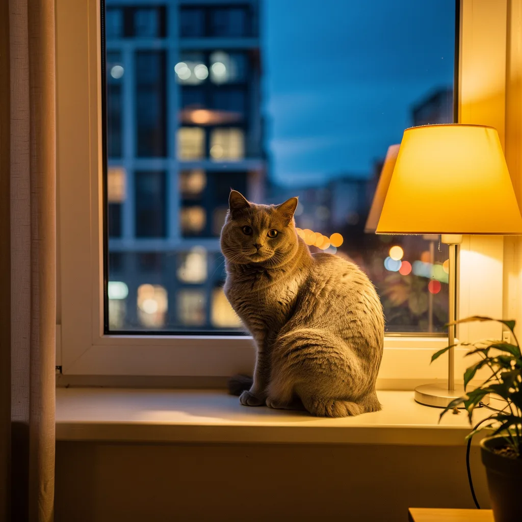 Кот на подоконнике — FLUX.2 Max