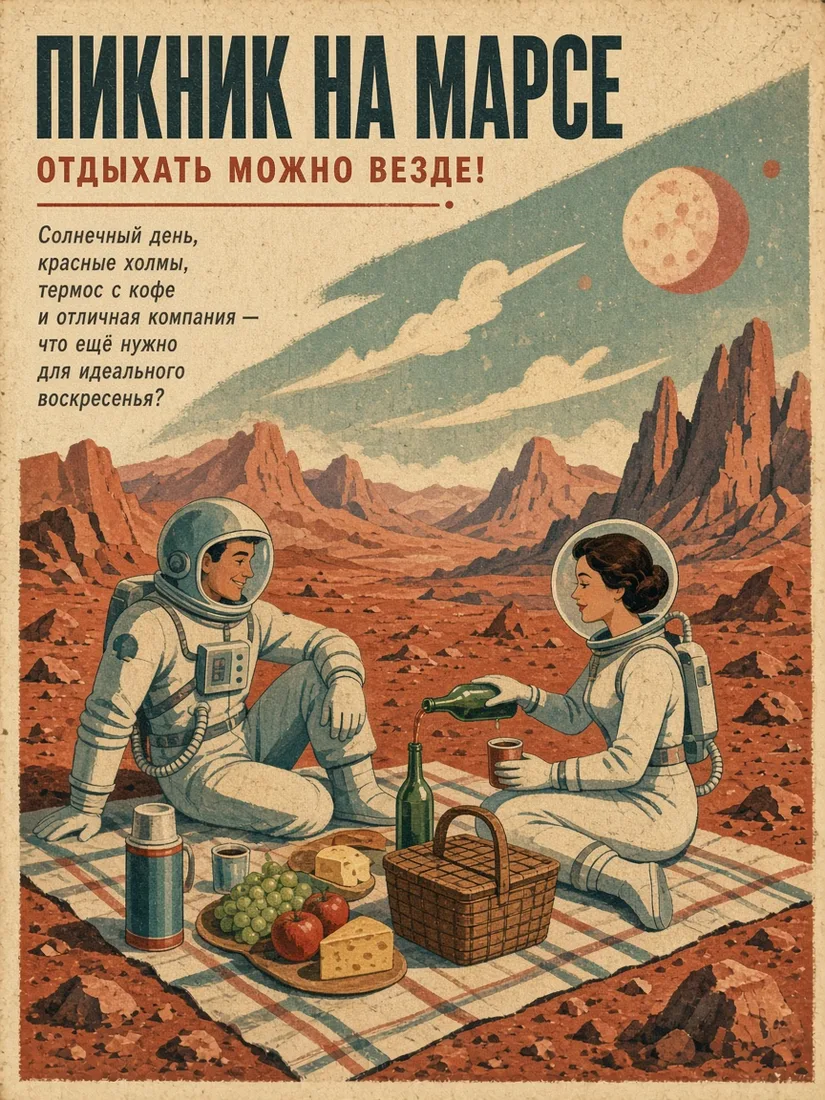 Плакат — Grok Imagine
